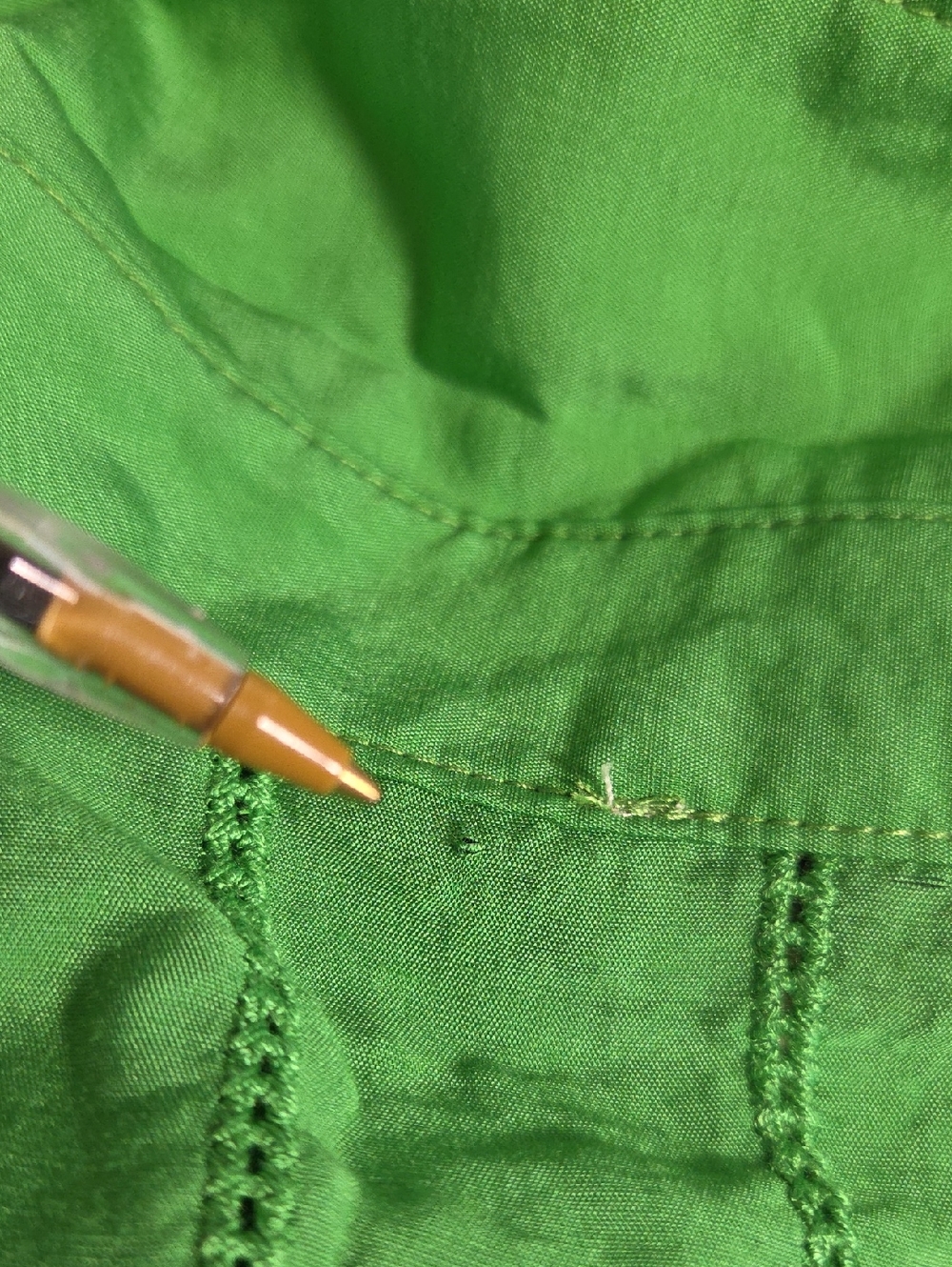 Jason Wu Green Short Sleeve Button Down Size Medium - Picture 12 of 15